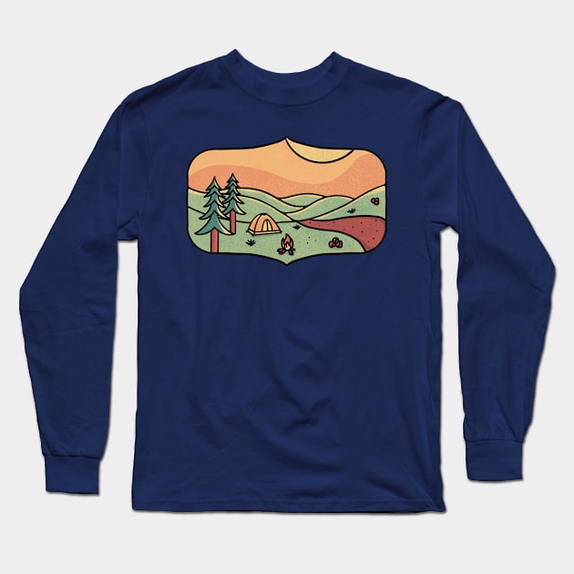 Savanna ( Grassland ) Long Sleeve T-Shirt by hakkamamr